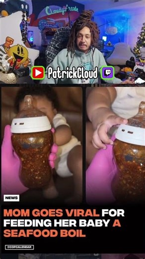 Not the Seafood Boil OUT THE SIPPY CUP?!