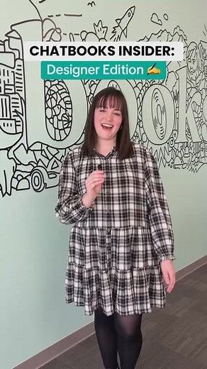 Chatbooks on Instagram: "Ever wonder what it’s like to design the magic behind Chatbooks?  Meet Tessa, our Senior Designer, in the very first episode of Chatbooks Insider!"