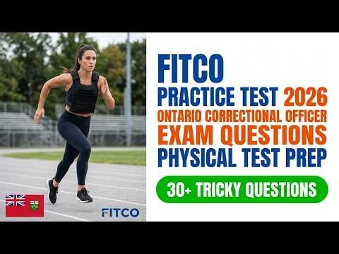 2026 FITCO Test Prep Ontario Correctional Officer Exam Questions and Physical Test Guide