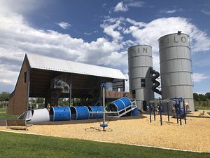 Twin Silo Park, A Farm-themed Playground Like No Other! | Slides and Sunshine
