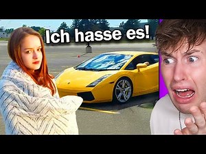 Mädchen WEINT wegen FALSCHEM Auto zum GEBURTSTAG