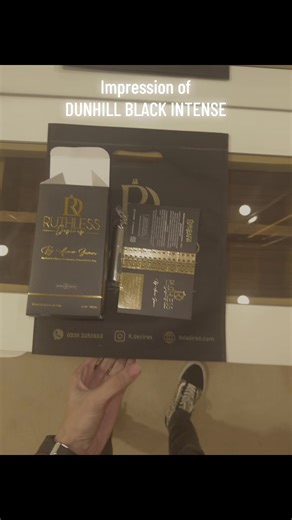 Impression of DUNHILL BLACK INTENSE. Manifest. 1050Rs with free atomiser Delivery all over Pakistan 🚚 #fyp #foryou #foryoupage