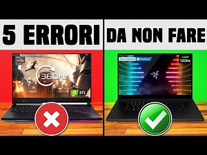 5 MISTAKES TO AVOID when buying a LAPTOP