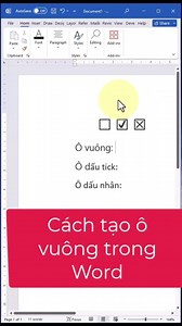 153K views · 593 reactions | mẹo tạo ô checkbox word siêu nhanh #phimtatword #phimtatexcel #sachexcel #sachword | Tin học độc lạ | Facebook