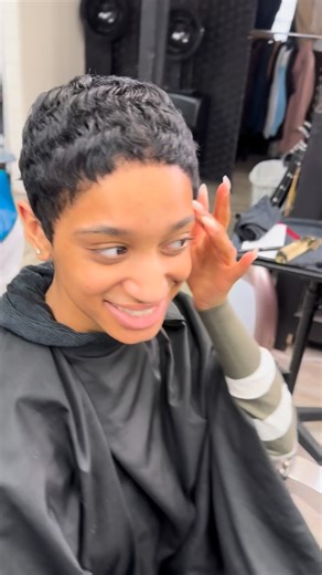Perfect 10 Unisex Salon, LLC | She came in ready for a TOTAL transformation ✨ I gave her the Perfect 10 pixie cut and it was EXACTLY what she needed 😍✂️ Fresh look. New... | Instagram