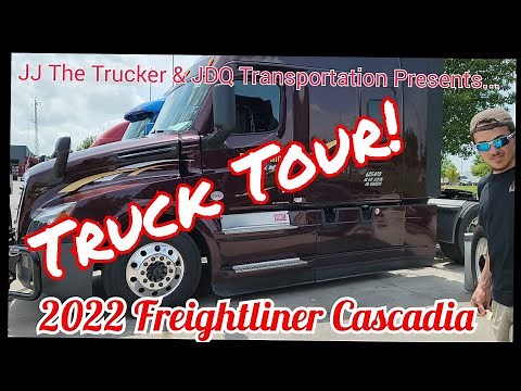 TRUCK TOUR! 2022 Freightliner Cascadia - Inside and Out
