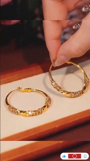 New 22carat Gold earrings designs with price 2025#gold​ earrings beautiful Korean viral shotfor😍😍