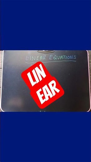 What is a Linear Equation? | Class 11 Physics Basics | NEET Prep