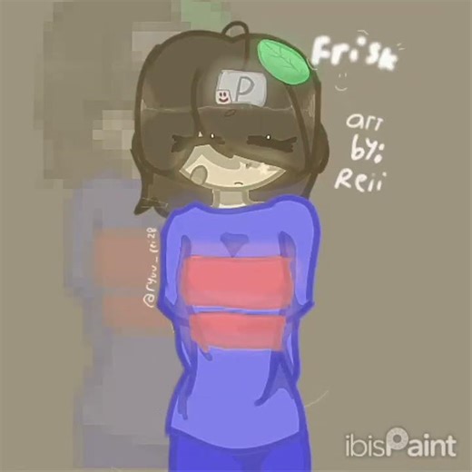 Speedpaint 💟💭[] Frisk- undertale//Toby fox[] #duet #speedpaint #frisk #undertale #chara #sans