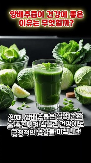 양배추즙이 건강에 좋은 이유는? 효능 부작용 복용법 정보안내 #건강 #양배추 #양배추즙 #효능 #건강정보
