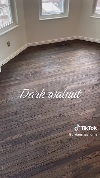 Dark Walnut Stain on Hardwood Floors: A DIY Transformation