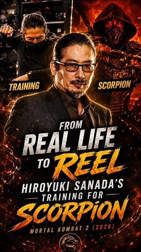 Hiroyuki Sanada’s Training for Scorpion 🔥 | Practice for Mortal Kombat 2 (2026)