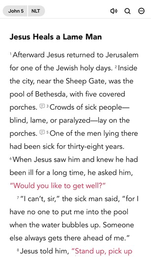 Jesus Heals a Lame Man at Bethesda