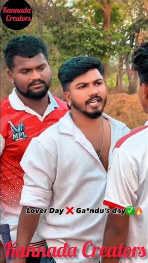 Lovers Day❌Ga*ndu's Day✅🔥#loversga*ndusday #raj_model #kannadacreators #shorts #shortsfeed #trending