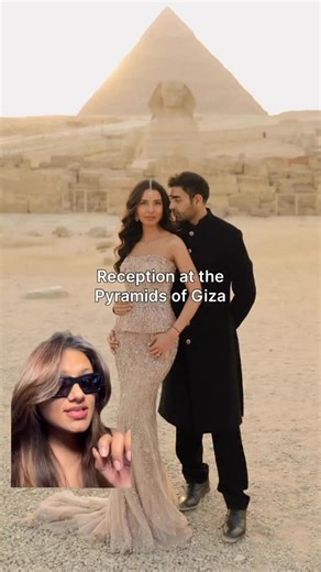 Muskaan Agarwal on Instagram: "Getting Married at a world wonder is next level asian wedding!! 🙊🙊 Bride: @moniicanayyar Groom @_viveknandha Pre-wedding dress: @daniellefrankelstudio Wedding outfits: Bride: dollyj Groom: @Qbik Suit: @huntsmansavilerow Reception Outfit: Bride: dollyj Planning and permission: @ministry_tourism_antiquities Wedding trailer: @thehouseontheclouds Filmed by @dushyant.gadara @shutter.shastry @sathya_bharath_ Edited by @totalsiddharth Photography @namanverma Wedding Pla