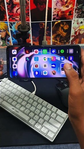 Free Fire keyboard mouse ⌨️ 🖱 📲 Mini SETUP #gaming #shorts #ggmousepro2 #viralshort