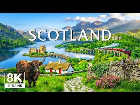 Scotland 8K | A Celtic Odyssey – Highland Legends, Ancient Castles & Misty Glens