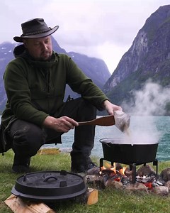 1.2M views · 22K reactions | Dishes from over 250 years ago are amazing  I tried #bbq #firekitchen #asmr #mukbang #outdoor #outdoorcooking #survival | Fire Kitchen | Facebook