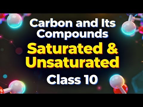 Learn SATURATED & UNSATURATED Carbon Compounds | CLASS 10 SCIENCE