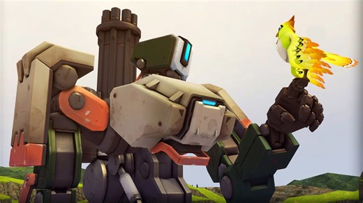 Widowmaker and McCree Play With Bastion [Overwatch]