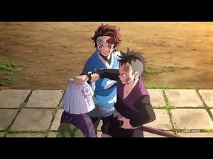 Tanjiro Breaks Genya's Arm | Demon Slayer | Tanjiro Gets Angry At Genya