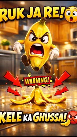 Ruk Ja Re! Kele Ka Gussa Dekho 🍌💢 #ViralShorts #viralshort #aishort #like #ai #controller #eid