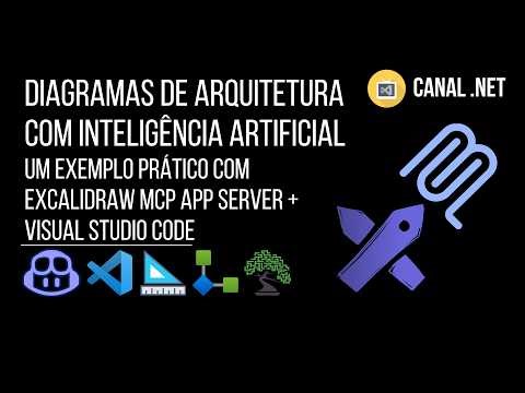 Gerando diagramas de arquitetura com IA: um exemplo com Excalidraw MCP App Server + VS Code