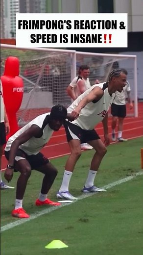 Frimpong’s Reaction and Speed 🤯🤯