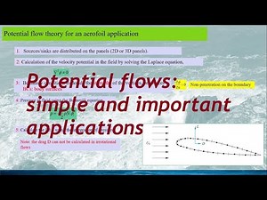 [Fluid Dynamics: Potential Flows] Potential flows- simple and important applications