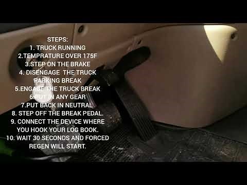 How to Fix your DEF (owner operators). Forced Regen on Trucks