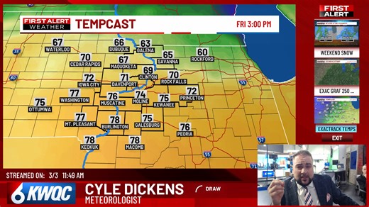 SEVERE WEATHER THREAT FRIDAY: The latest on what we know now, and what we can expect as we look ahead to our first widespread threat for severe storms come Friday. | KWQC TV6 News