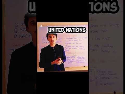 United Nations Objectives and Structure