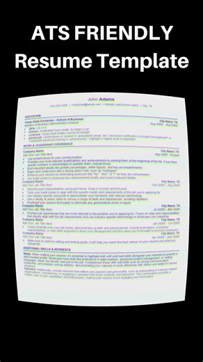 College Graduate Resume ATS Friendly Resume Template Bundle | ImpressResume.com