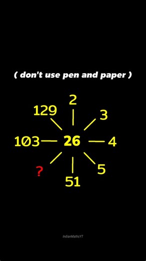 Indian Maths on Instagram: "Can you solve it? Follow for more. #maths #reasoning"