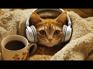 Purring Sounds & Healing Cat Music 10 Hours – Deep Relaxation for Cats and Humans