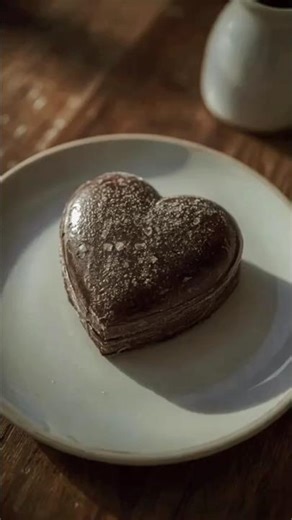 💔 Frozen Chocolate Heart CUT Open 🍫✨ | Satisfying Cinematic ASMR