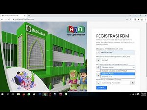 Tutorial Cara Menginstall aplikasi versi VDI dan cara Registrasi RDM (Raport Digital Madrasah)