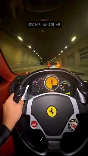 Ferrari F430 Tunnel Run POV | Pure Sound