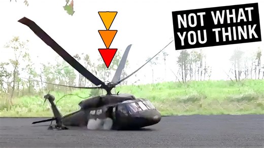 Why Helicopters Fall Like a Leaf, Not a Rock