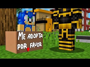 Nadie quiere adoptar a SONIC en MINECRAFT | Massi