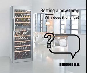So you have switched on your new wine cellar and set the desired...
