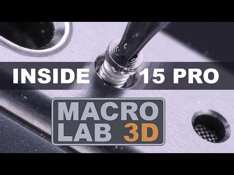 I Opened an iPhone 15 Pro Under a 3D Microscope