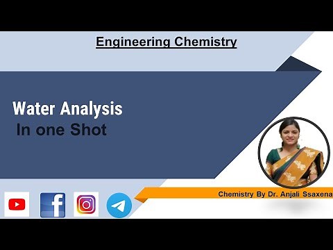 Water analysis in one shot | AKTU unit 4 water in one shot |Engineering Chemistry|Dr. Anjali Ssaxena