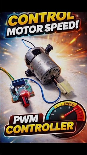 Amazing Carbon Motor Speed Control Project ⚡ | DIY Motor Speed Controller #shorts