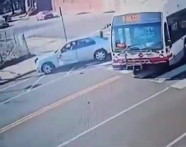 206K views · 1.1K reactions | Lexus driver blows a stop sign and crashes into a bus and takes off from the scene #ChicagoScanner Credit Chicago Critter | Substance News | Facebook