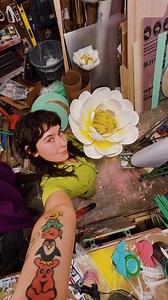 a little peek behind the scenes of our upcoming spring window display !! i’m so excited for you all to see the finished project- might be my favorite display yet🤭🐸 #anthrodisplay #anthrowindows #anthroartist #anthropologie #myanthropologie | Meghan Curran