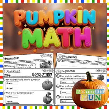 Real Pumpkin Math Measurement Hands On Collaborative Estimation Fall Party Idea