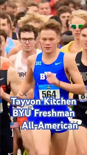 Tayvon Kitchen | 🇺🇸 All-American | BYU Freshman | Leads NXN and NCAA #crosscountry #byucougars