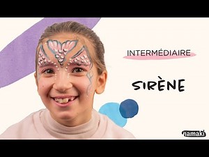 Tuto maquillage enfant - Sirène | Namaki