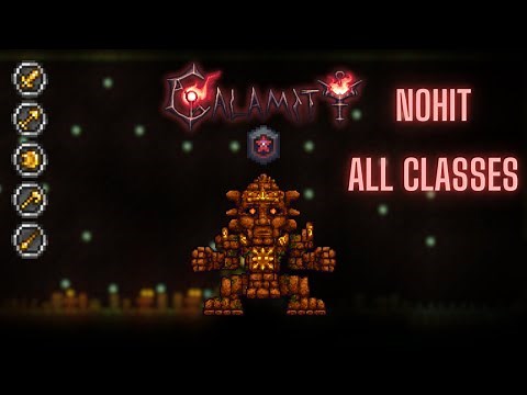 Terraria Calamity: Golem Master Death Mode No Hit All Classes